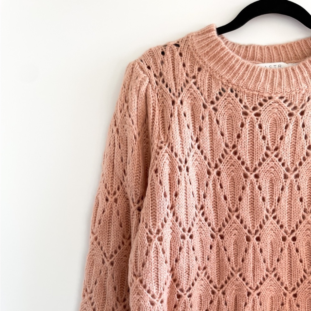 ASTR the Label NWOT Pointelle Knit Sweater